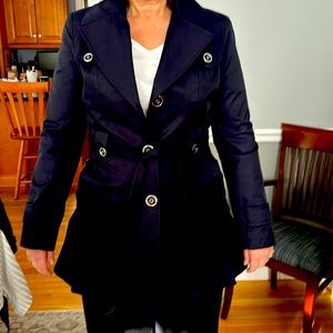 Navy trench coat